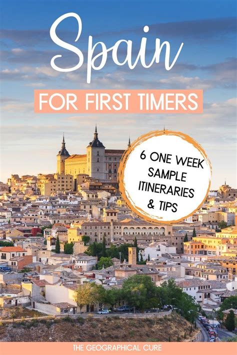 Six Amazing One Week Itineraries For Spain Spain Trip Itinerary