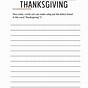 Thanksgiving Worksheets Free