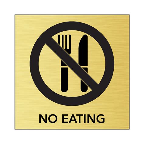 No Eating Signs Epic Signs