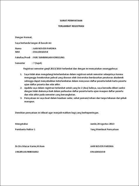 Contoh Surat Pernyataan Keterlambatan Pembayaran Pln Surat Permohonan