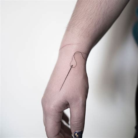 Needle and Thread #hongdam | Sewing tattoos, Stitch tattoo, Health tattoo