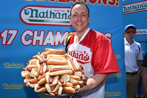 Joey Chestnut Eats 62 Hot Dogs To Claim 16th Title In Nathans Fourth