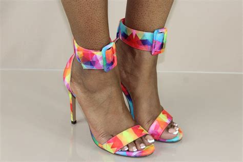 Buy Multi Colored Heels In Stock