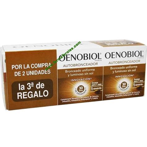 Oenobiol Autobronceador Triplo 90 Capsulas Farmaferoles