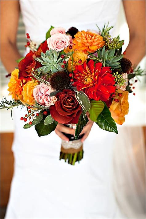 Autumn Wedding Bouquet Decorate