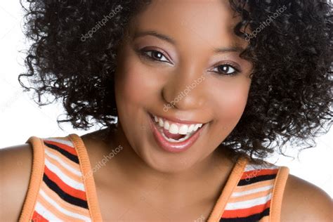 Smiling Black Woman — Stock Photo © Keeweeboy 4001806