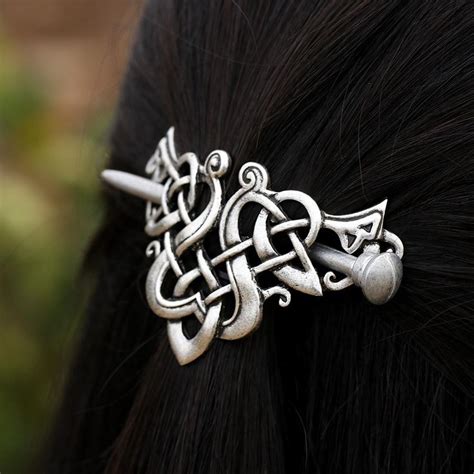 Large Celtic Knot Hair Clips With A Style That Only Celtic Knots Can