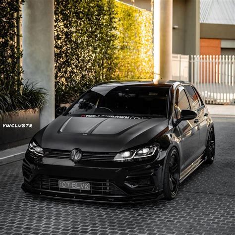 Black Golf 75 R Volkswagen Golf Gti Polo Gti Car And Motorcycle Design