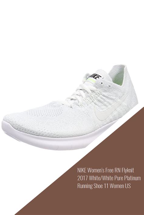 Nike Womens Free Rn Flyknit 2017 Whitewhite Pure Platinum Running