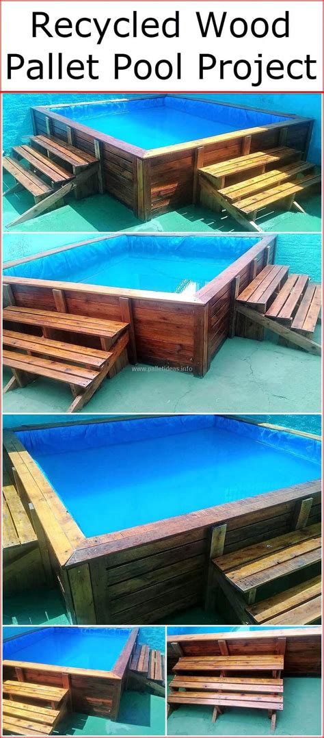 The Best Advantage Of Creating This Wood Pallets Pool Is That You Can