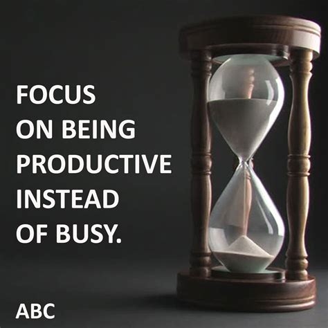 Focus on Being Productive Instead of Busy. #productive 