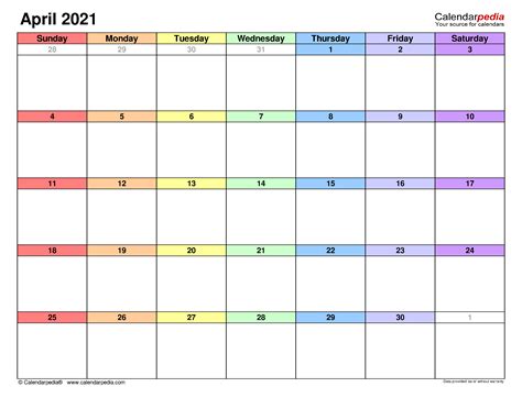 The humble community has contributed over $198,000,000 to charity since 2010, making an amazing difference to causes all over the world. April 2021 - calendar templates for Word, Excel and PDF