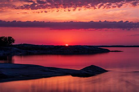Perfect Sunset In 2020 Sunset Stockholm Archipelago Archipelago