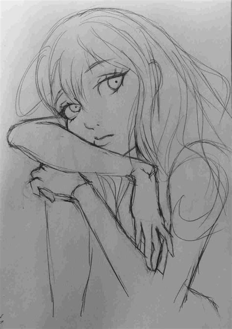 How To Draw A Sad Anime Girl