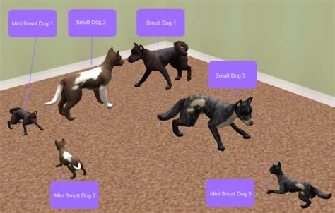 Mod The Sims Smutt Dogs A New Breed Of Mutt