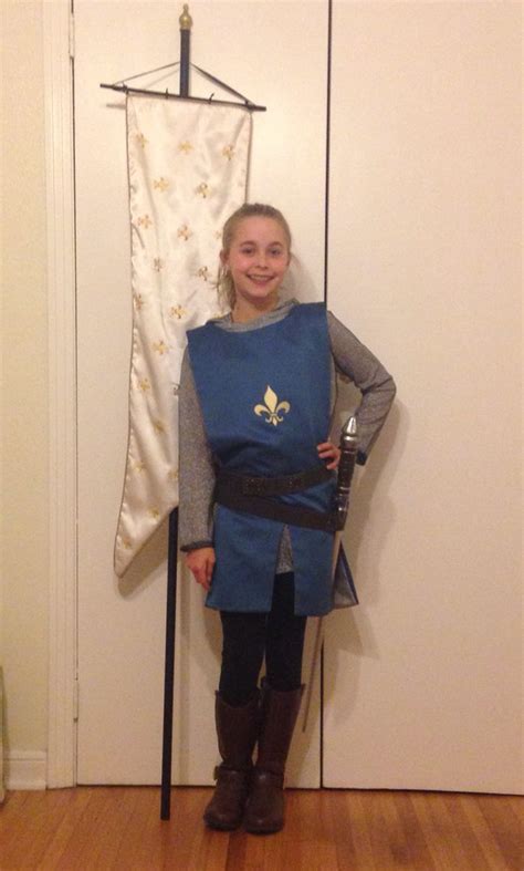 The Joan Of Arc Costume I Made For For My Niece Joan Of Arc Costume