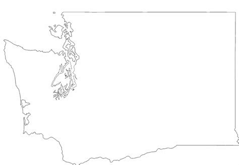 Free Washington State Map Map Of Western Hemisphere