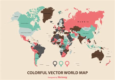 World Map Illustration Vector Download Free Vector Art