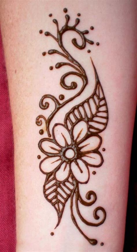 Pin By Peacockblue On Henna Simple Henna Tattoo Henna Flower Designs