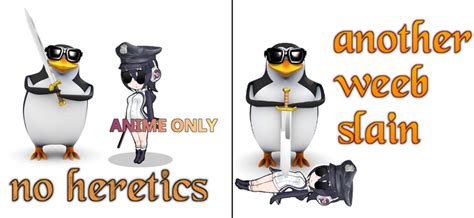 Crusader Penguin No Anime Penguin Know Your Meme