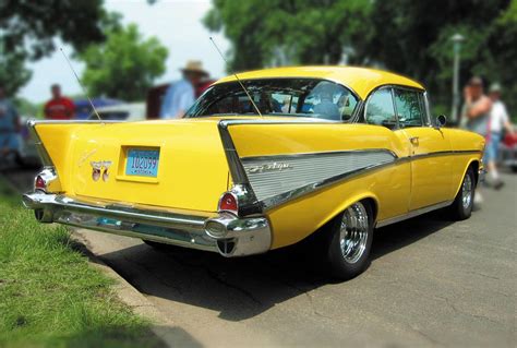 Classic Cars Old Yellow Car