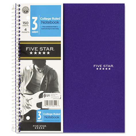 Mead Spiral Bound Notebook Perforated College Rule 8 12 X 11