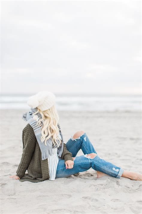 Winter Beach Style In Southern California Mckenna Bleu Fall Beach