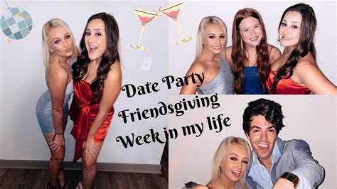 Friendsgiving Sorority Date Party Week In My Life At Bama Youtube