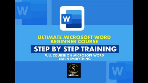 Introduction To Ultimate Microsoft Word Beginner Course Step By Step