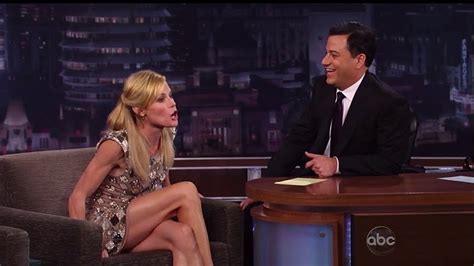 Julie Bowen Sexy Legs On Jimmy Kimmel Live Sexy Leg Cross