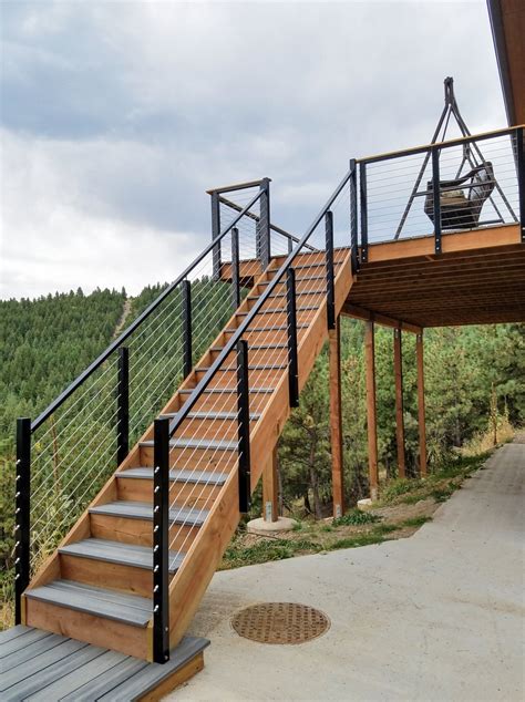 Stair Rail For Post To Post Deck Railing On An Angle
