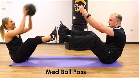 Partner Ab Workout With Medicine Ball