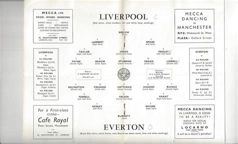 1950 Everton V Liverpool Fa Cup Semi Final Football Programme Bobs