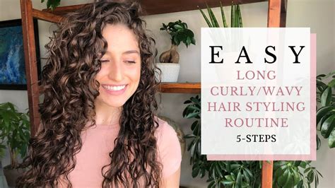 Easy Curly Wavy Hair Styling Routine 5 Steps For Volume