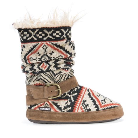 Muk Luks® Womens Lisen Slippers Light Tan Shop Comfy