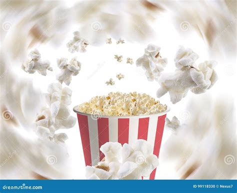 Popcorn Popping Stock Photo Image Of Salty Popcorn 99118330