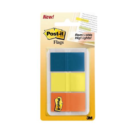 You're better off writing answers on your hand. Post-It Flags 680-P0Y 23.8mm x 43.2mm | Warehouse ...