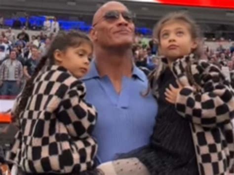 Dwayne Johnson Shares Emotional Video With Daughters Watching Wife