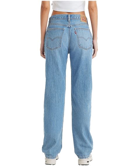 Levis Womens Low Pro Low Rise Straight Leg Jeans Marks