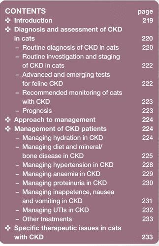 Isfm Consensus Guidelines On The Diagnosis And Management Of Feline
