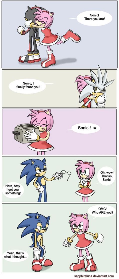 Turns Out Amy Had No Idea What Sonic Looked Like All Along Fotos