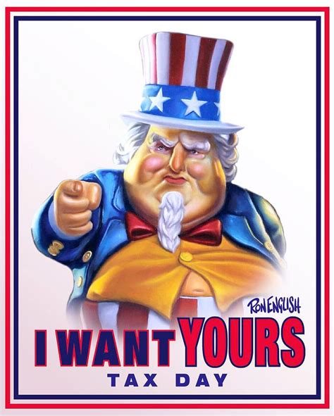 Uncle Sam By Ron English Uncle Sam Personification Tax Day