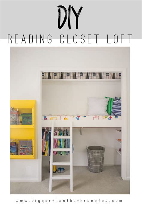 Closet Reading Loft Reveal Bigger Than The Three Of Us