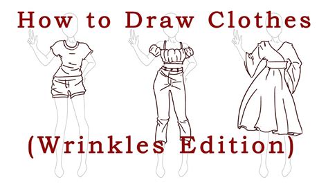 How To Draw Clothes Step By Step For Beginners