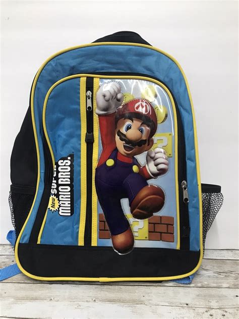 Nintendo Super Mario Brothers Backpack Kids Adults Ebay