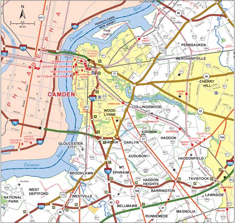 Map Of Camden County New Jersey World Map
