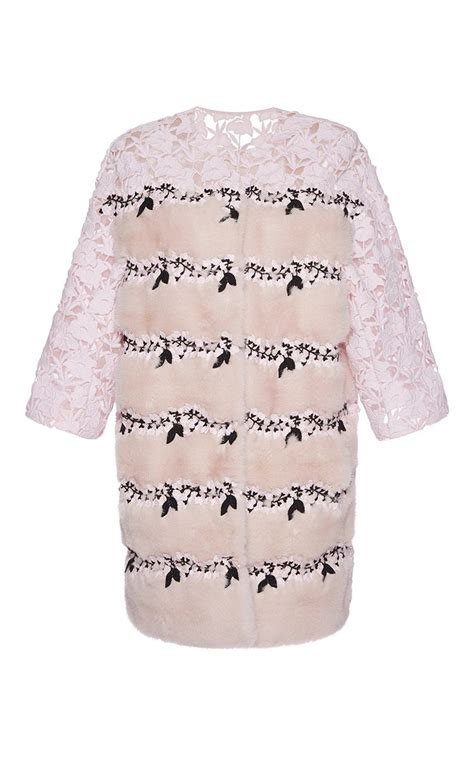 Mink Coat With Lace By GIAMBATTISTA VALLI Now Available On Moda