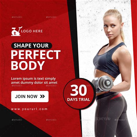 Fitness Banners Bundle 10 Sets 180 Banners By Hyov Graphicriver