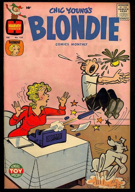 blondie comic book cover vintage cartoon art