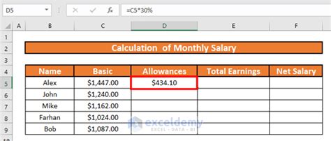 How To Create A Monthly Salary Sheet Format In Excel